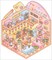 Pastel Library Room Stickers, Isometric Sticker Scene, Adorabilities